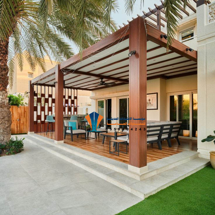 اسعار برجولات خشب