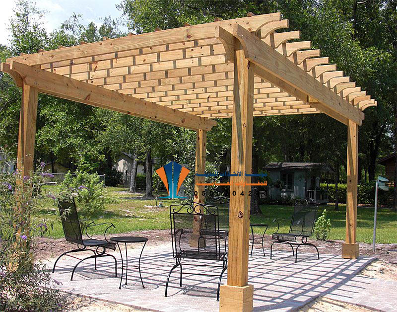 برجولات خشب