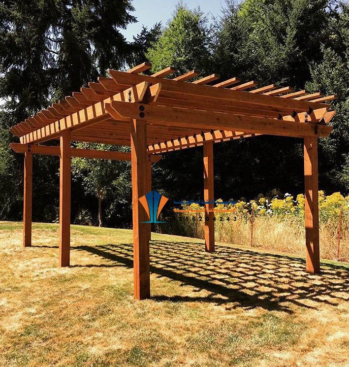 تركيب برجولات خشب