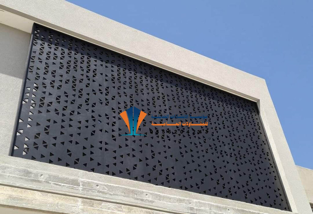 تركيب واجهات ليزر