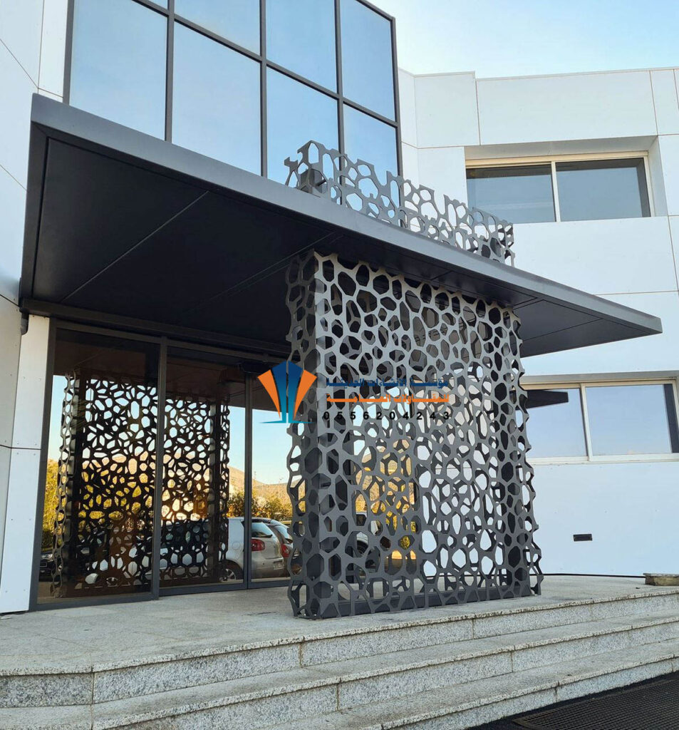 تركيب واجهة مباني ليزر